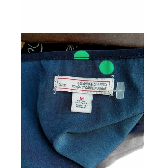 GAP NWOT Long Sleeves Polka Top Medium - Picture 9 of 9